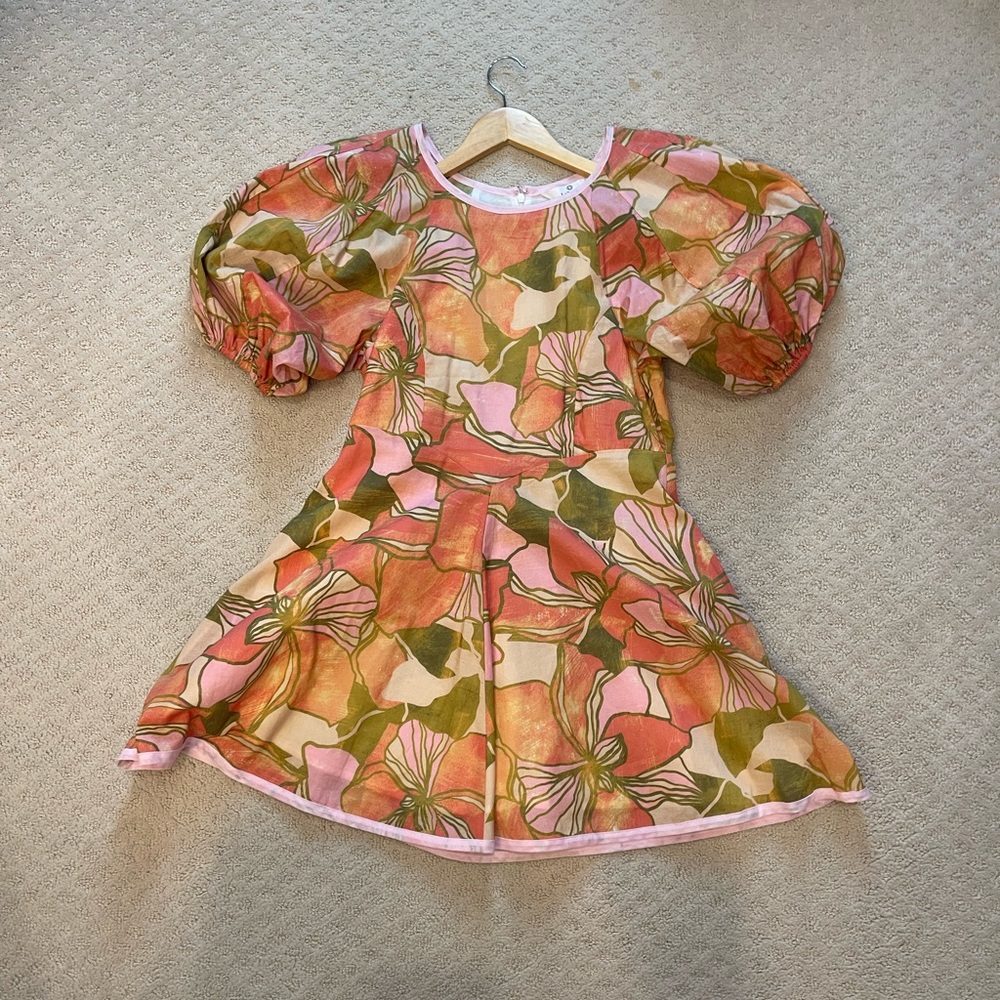 Floral Puff Sleeve Dress